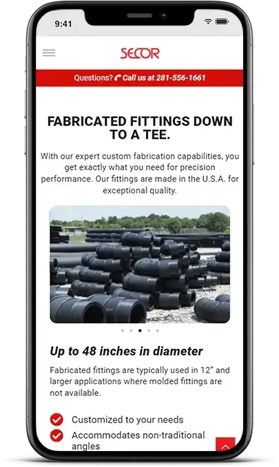 SECOR: The Solution, mobile view 3